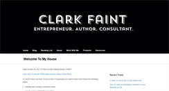 Desktop Screenshot of clarkfaint.com