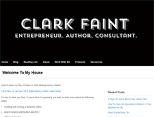 Tablet Screenshot of clarkfaint.com